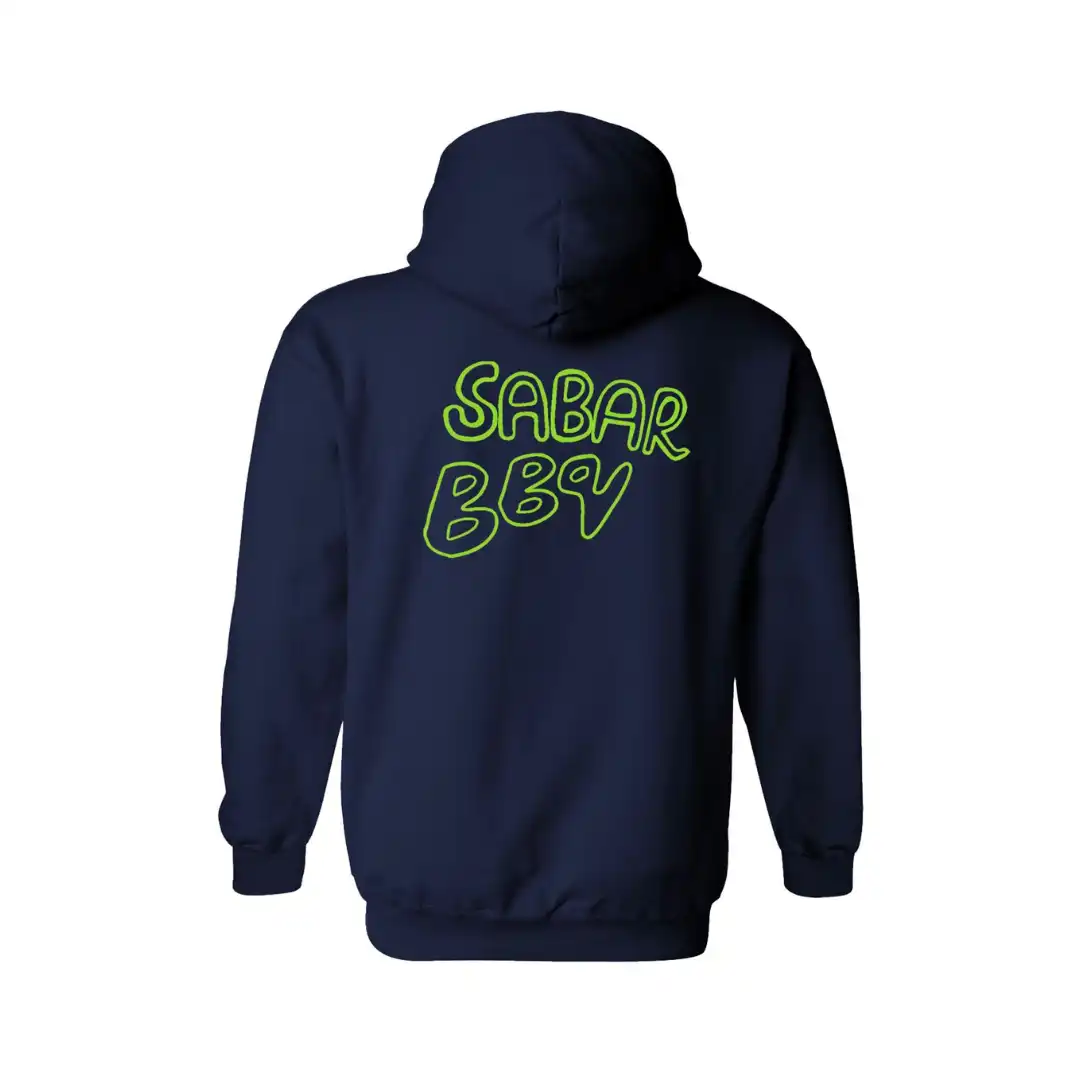 SabarBBQ Hoodie – Midnight Edition (Back Print)